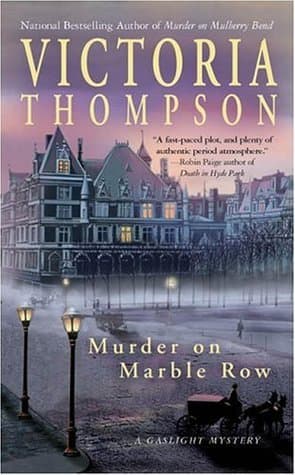 Murder on Marble Row book cover