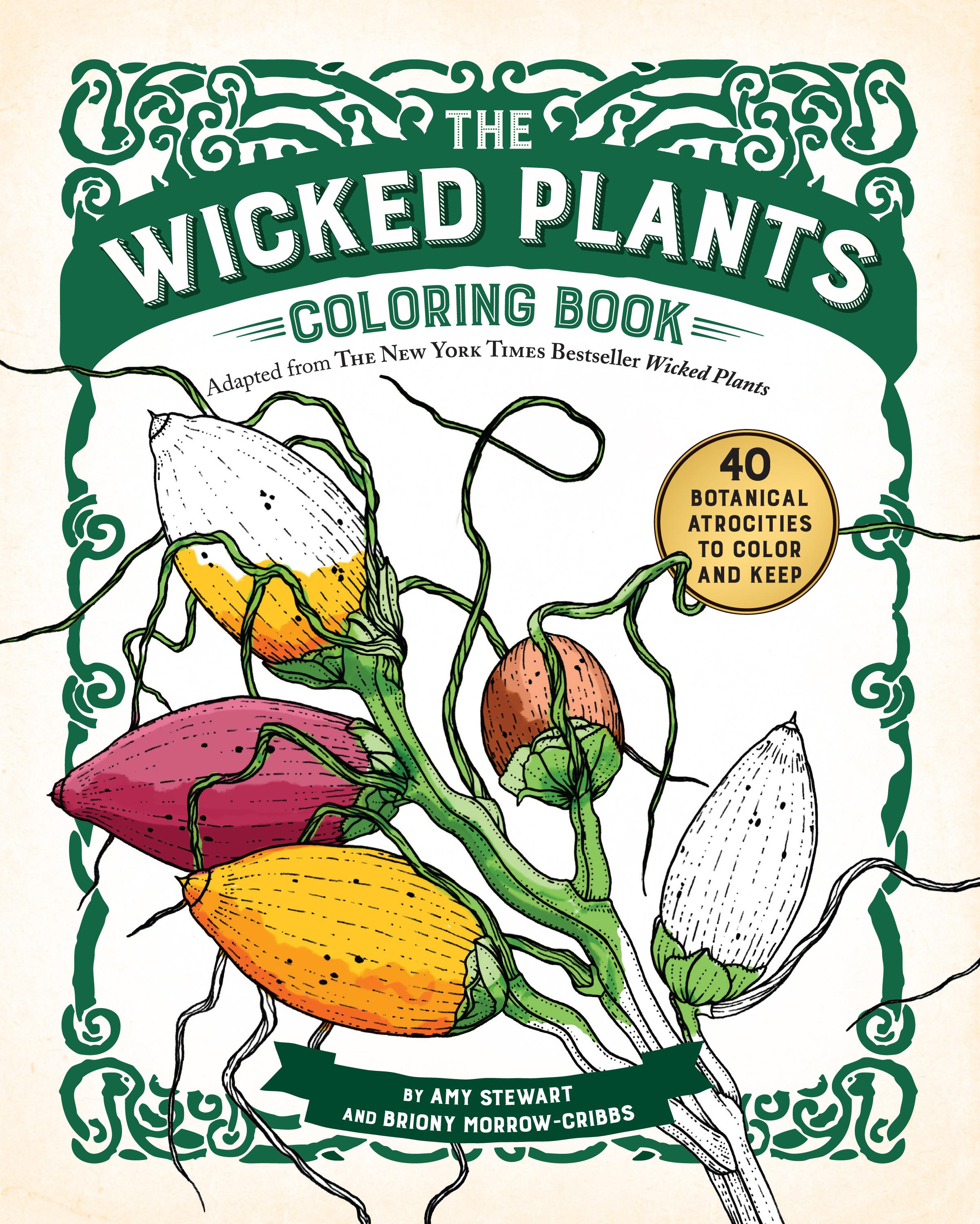 The Wicked Plants Coloring Book book cover