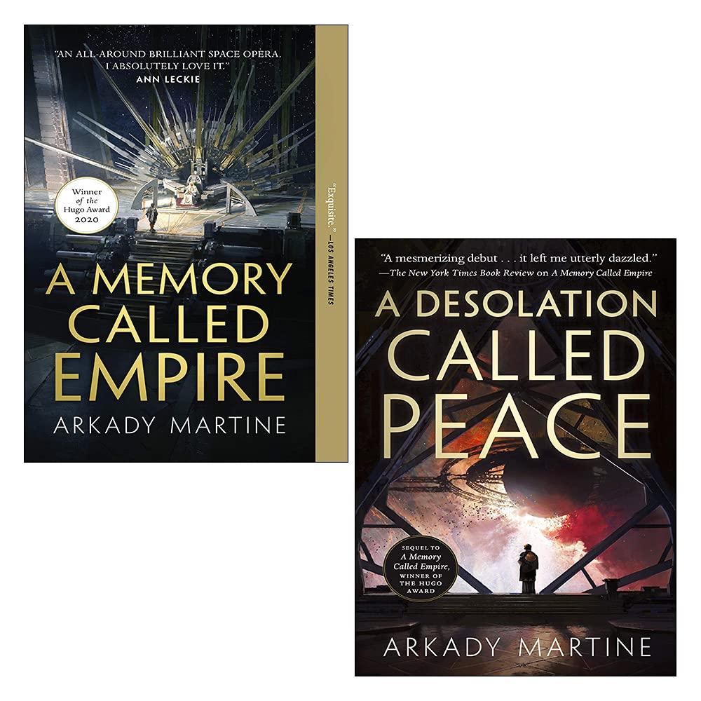 Arkady Martine 2 Books Collection Set book cover