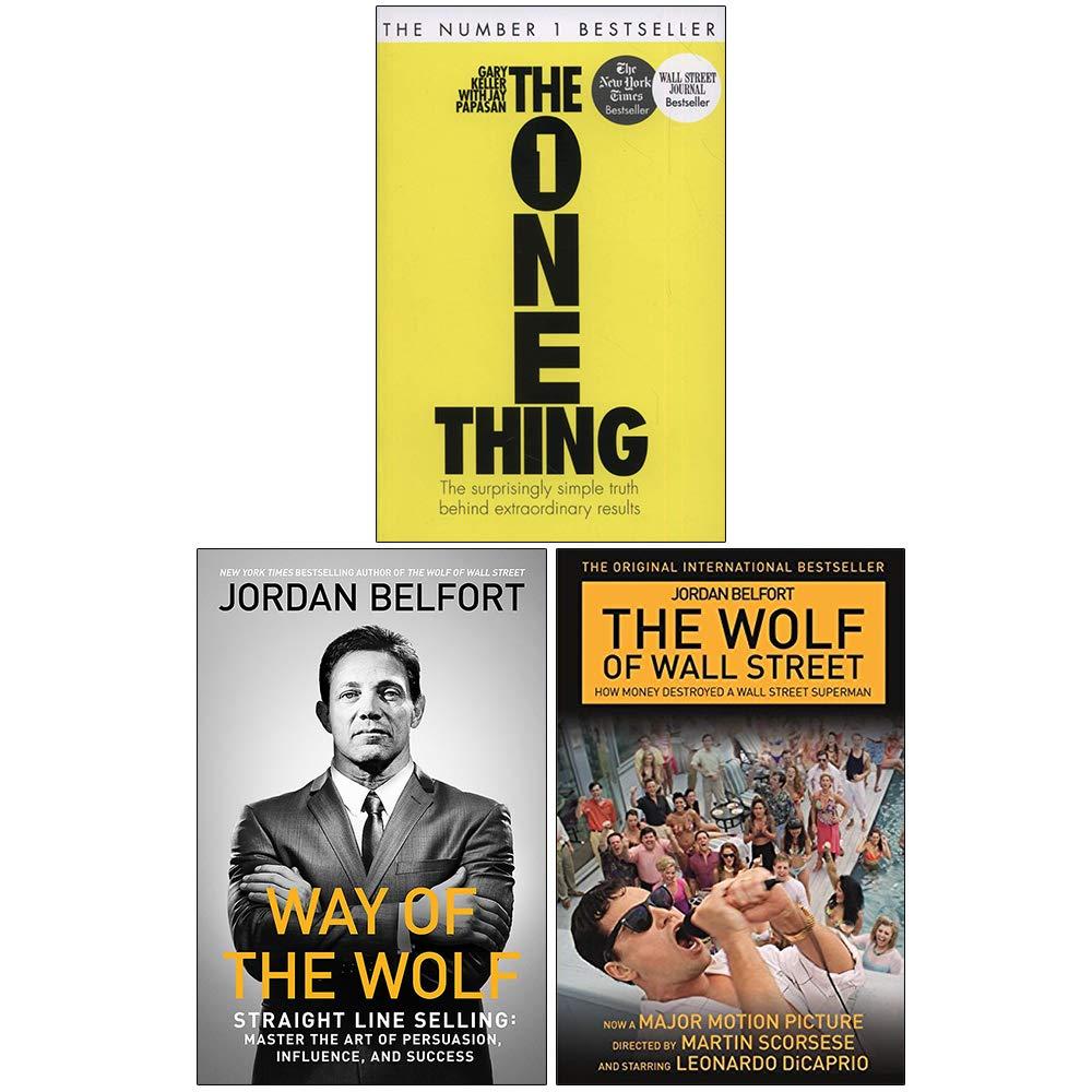 The One Thing / Way of the Wolf / The Wolf of Wall Street book cover