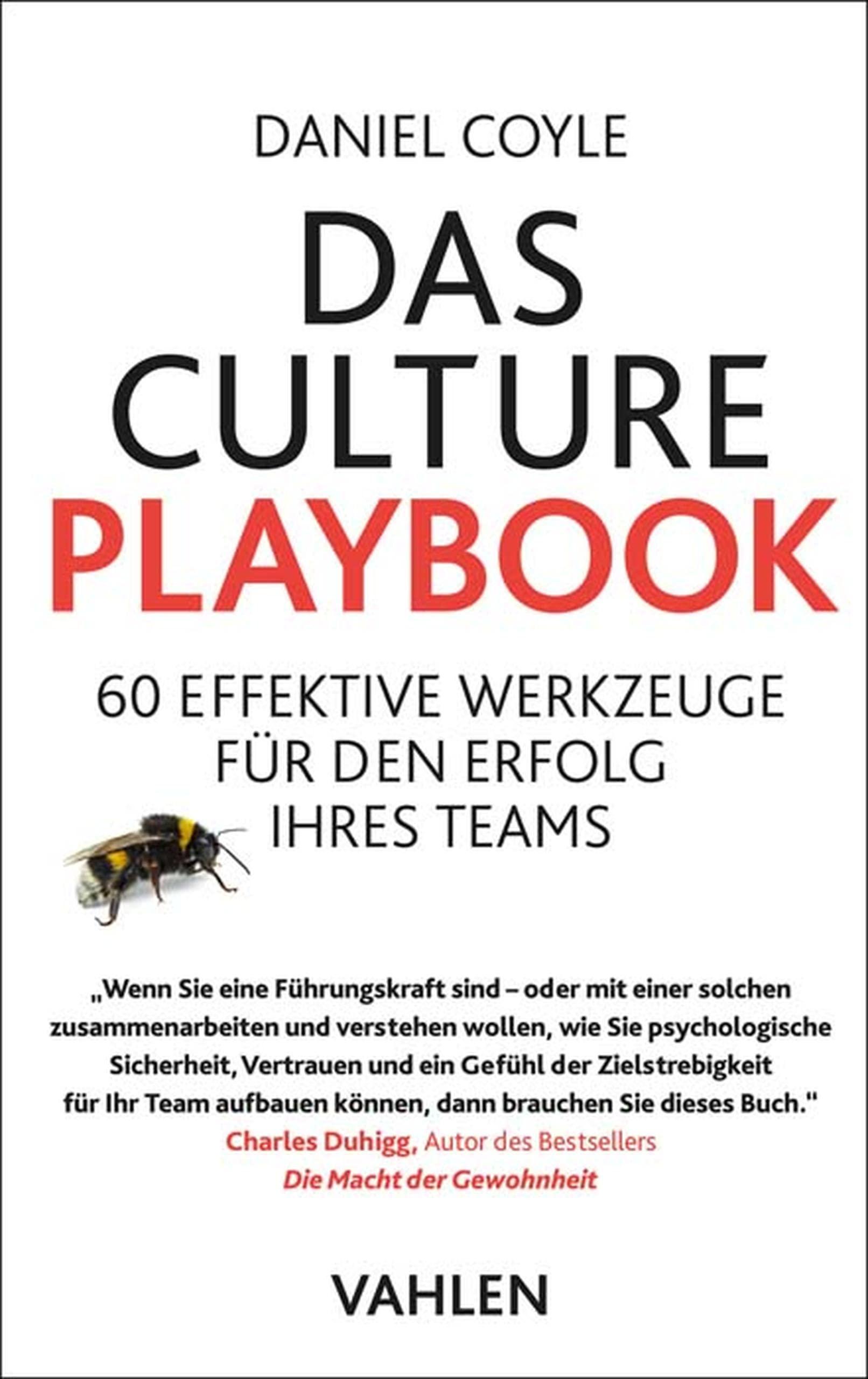 Das Culture Playbook: 60 effektive Werkzeuge für den Erfolg Ihres Teams book cover