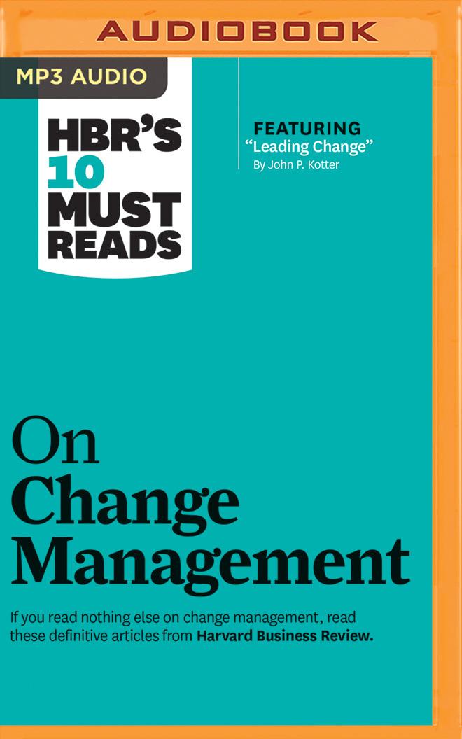 HBR's 10 Must Reads on Change Management book cover