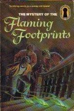 The Mystery of the Flaming Footprints book cover