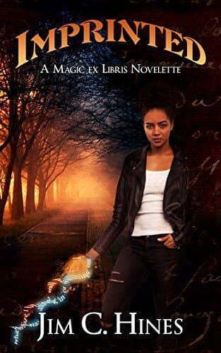 Imprinted book cover