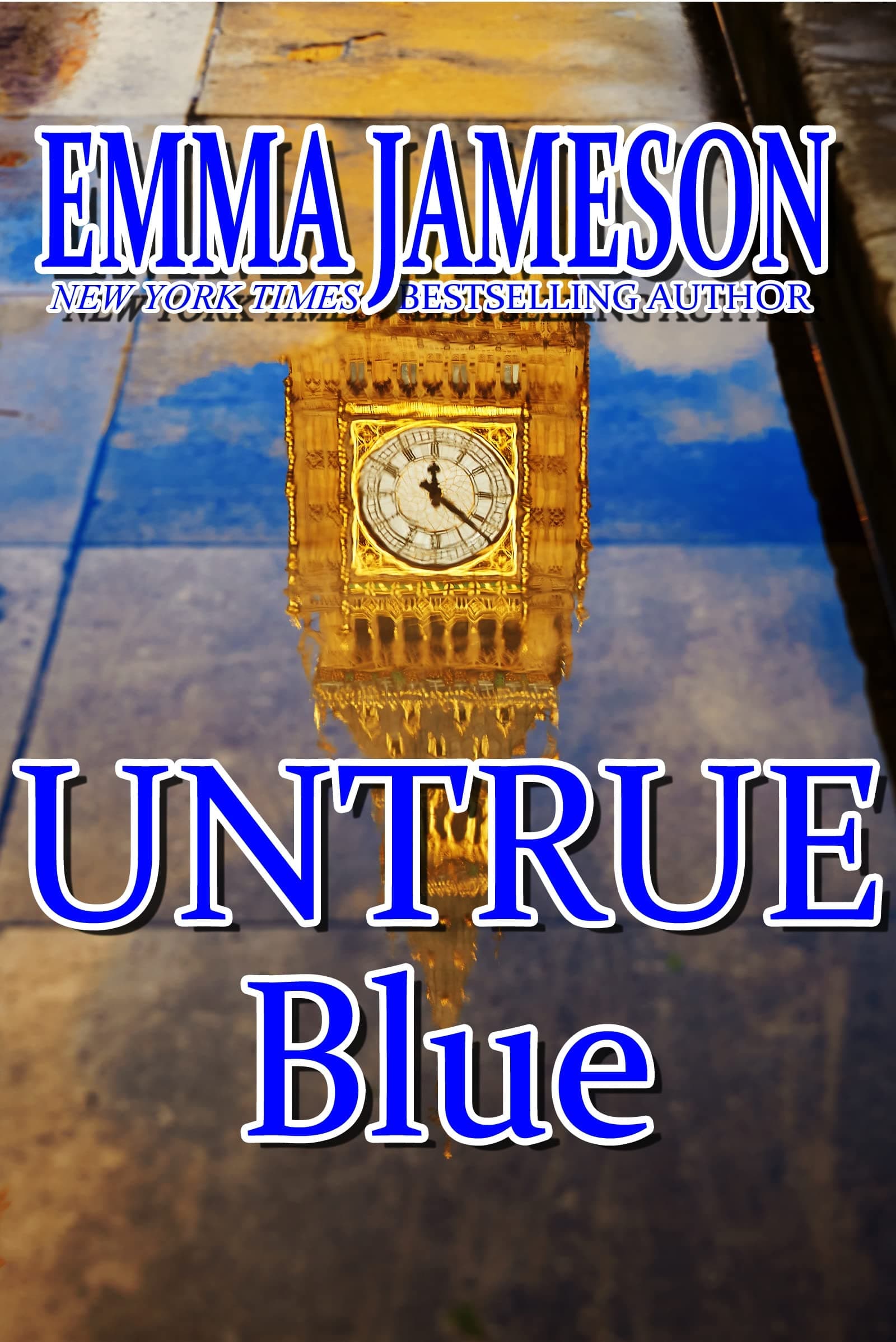 Untrue Blue book cover