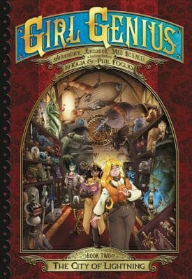 The City of Lightning (The Second Journey of Agatha Heterodyne Volume 2) book cover