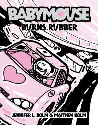 Babymouse Burns Rubber book cover