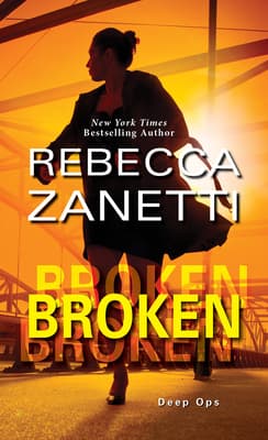 Broken book cover