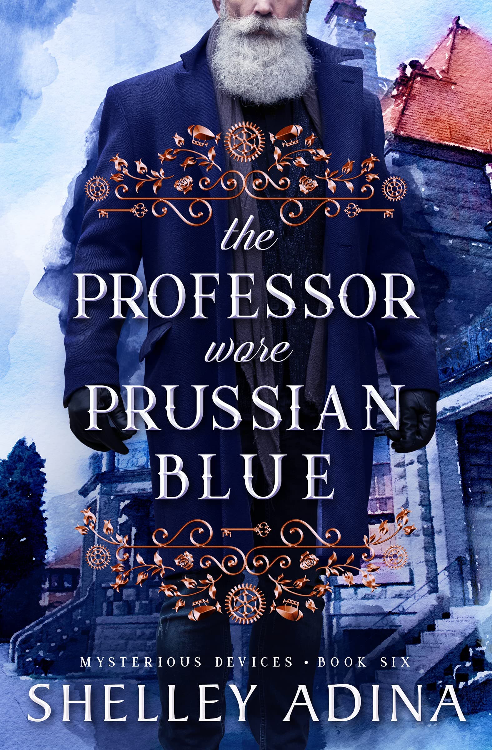 The Professor Wore Prussian Blue book cover