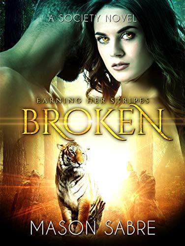 Broken book cover