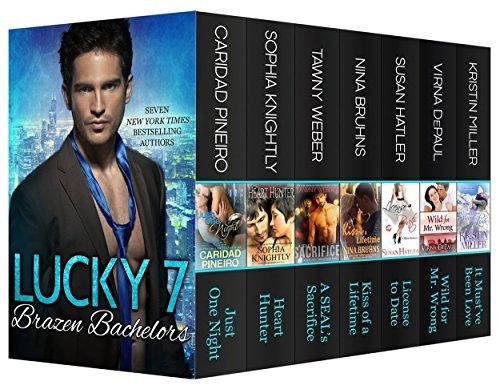 Lucky 7 Brazen Bachelors Contemporary Romance Boxed Set book cover