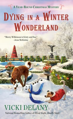 Dying in a Winter Wonderland book cover