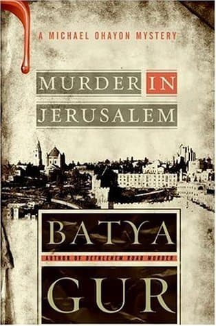 Murder in Jerusalem book cover