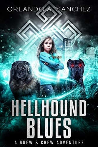 Hellhound Blues: A Brew & Chew Adventure book cover