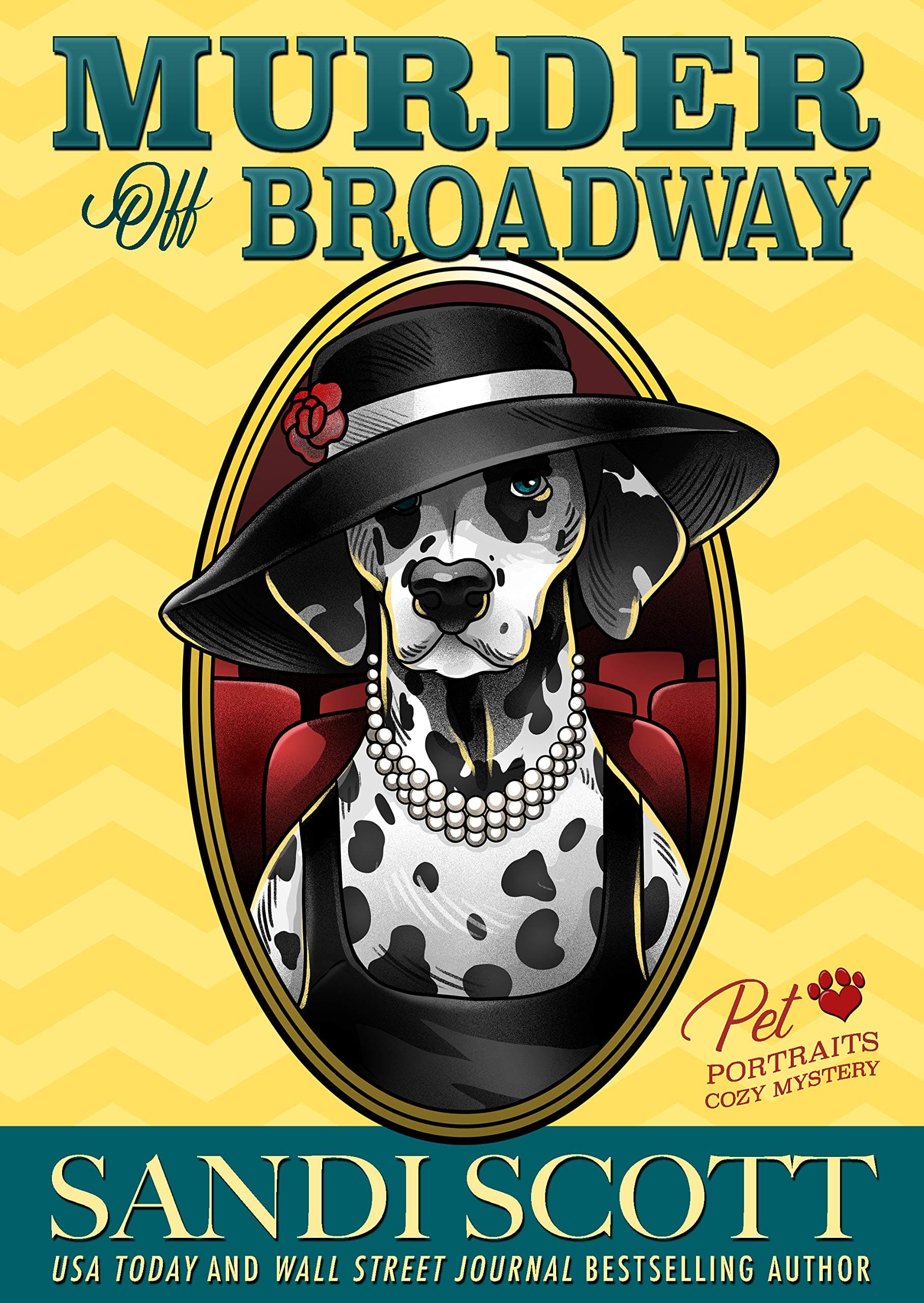 Murder Off Broadway: A Pet Portraits Cozy Mystery book cover