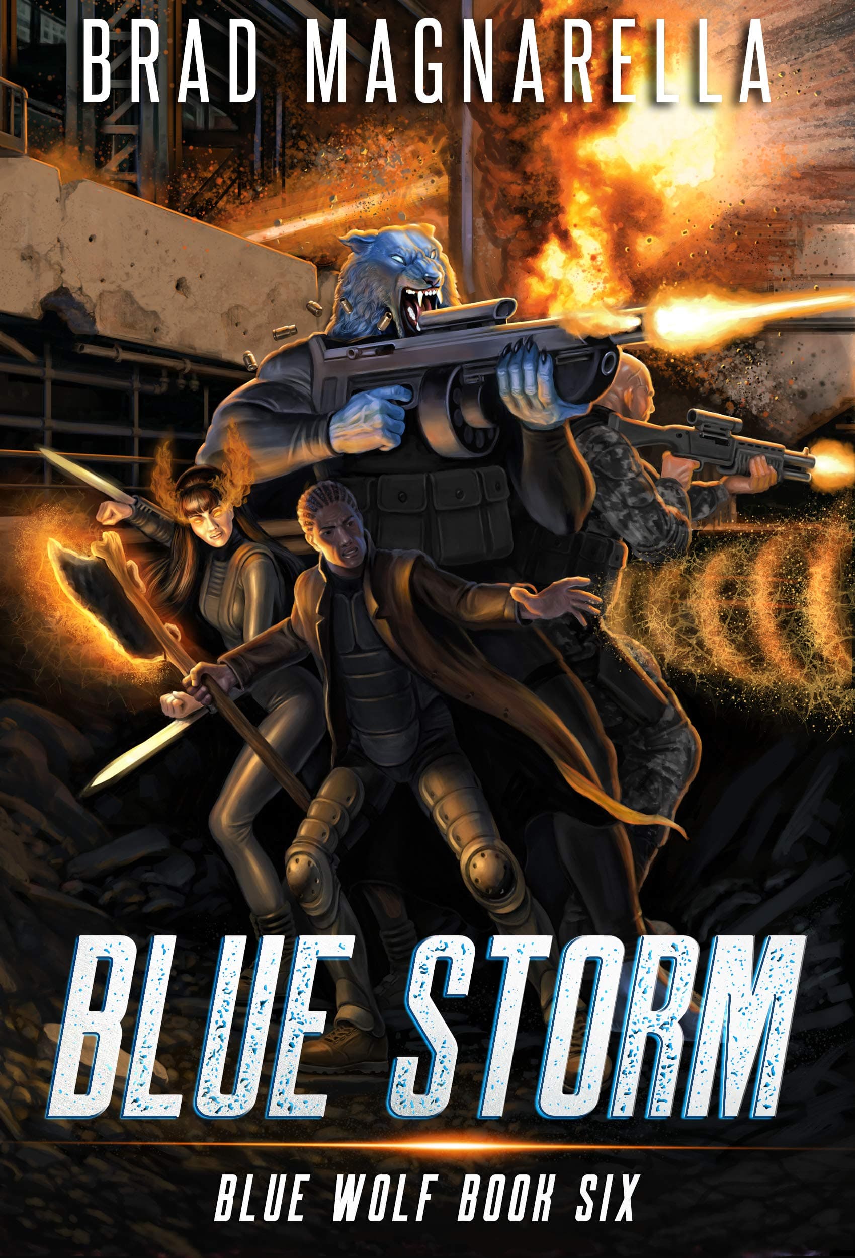 Blue Storm book cover