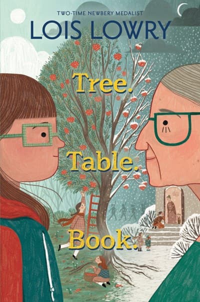 Tree. Table. Book. book cover