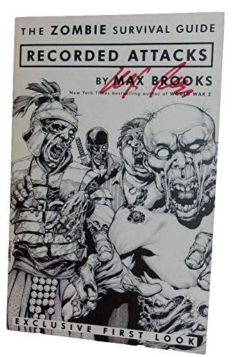 Rare - Max Brooks ZOMBIE SURVIVAL GUIDE First ed SIGNED Horror Graphic EXCLUSIVE LOOK