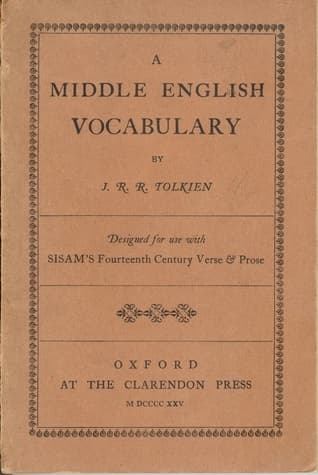 A Middle English Vocabulary book cover