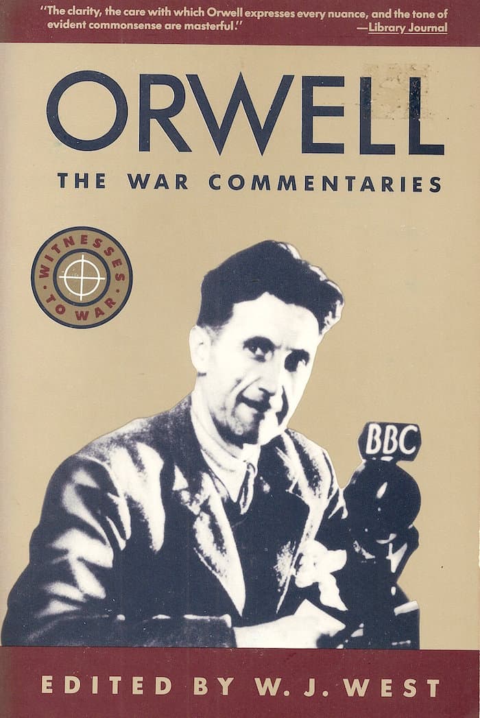 Orwell:  The War Commentaries book cover