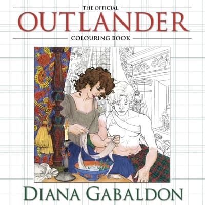 The Official Outlander Colouring Book book cover