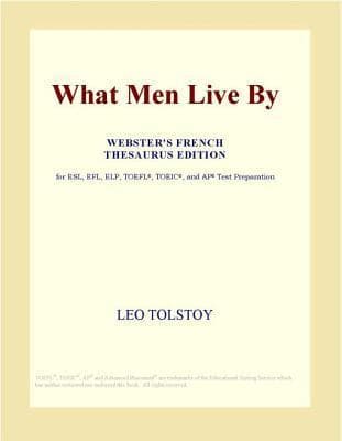 What Men Live By book cover