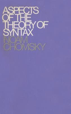 Aspects of the Theory of Syntax book cover