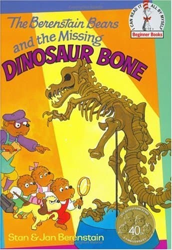 The Berenstain Bears and the Missing Dinosaur Bone book cover