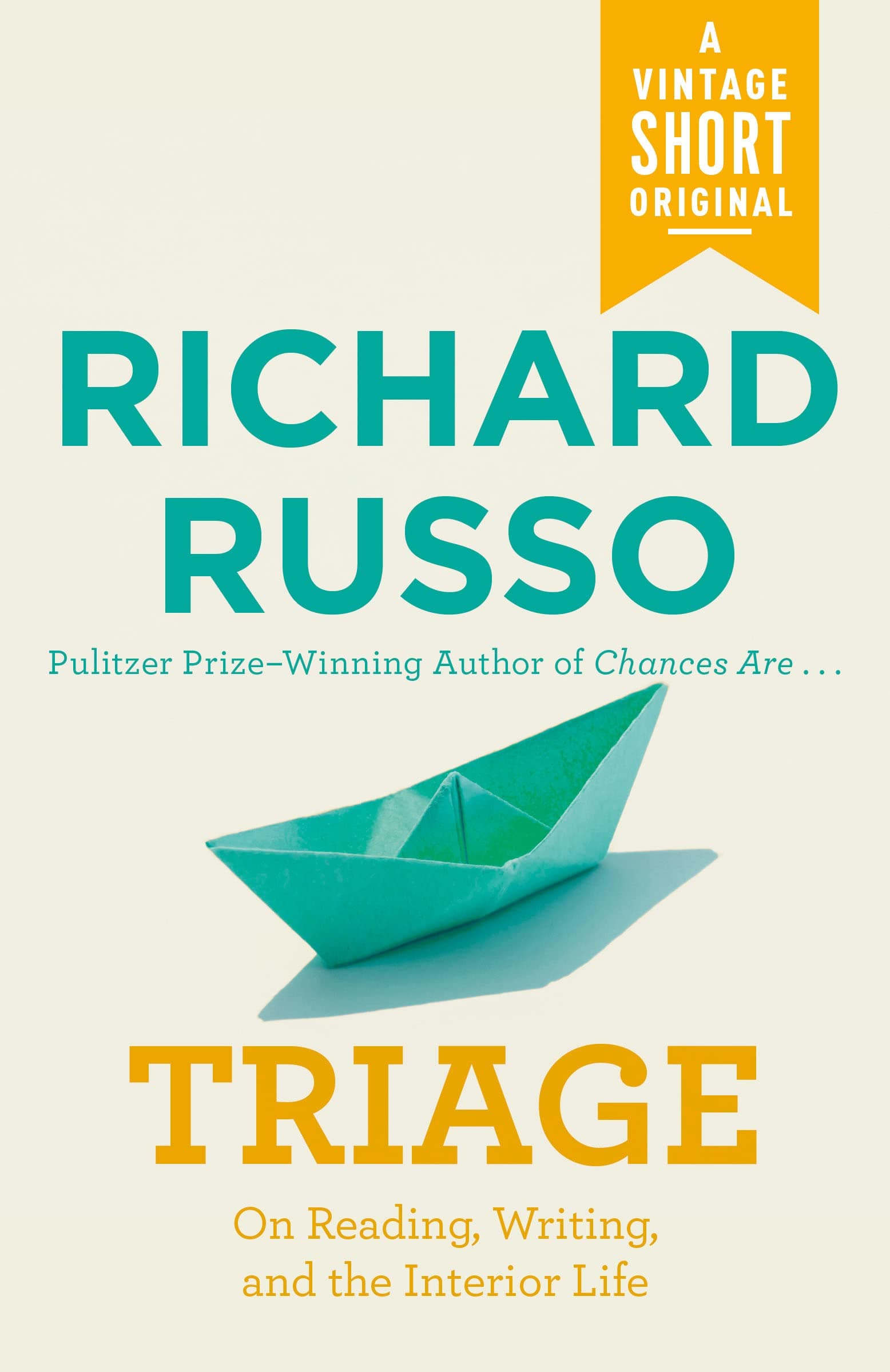 Triage: On Reading, Writing, and the Interior Life book cover
