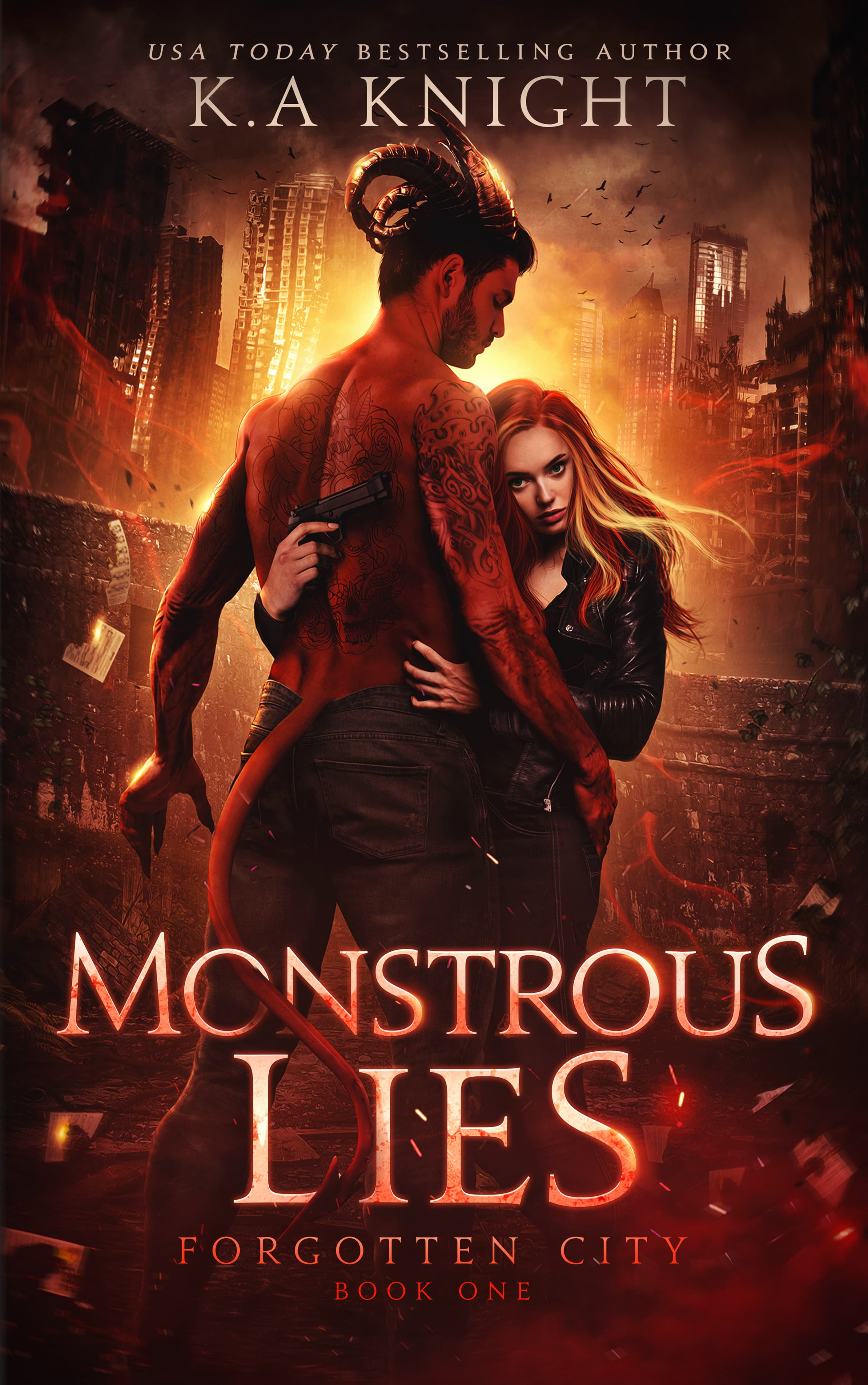Monstrous Lies book cover