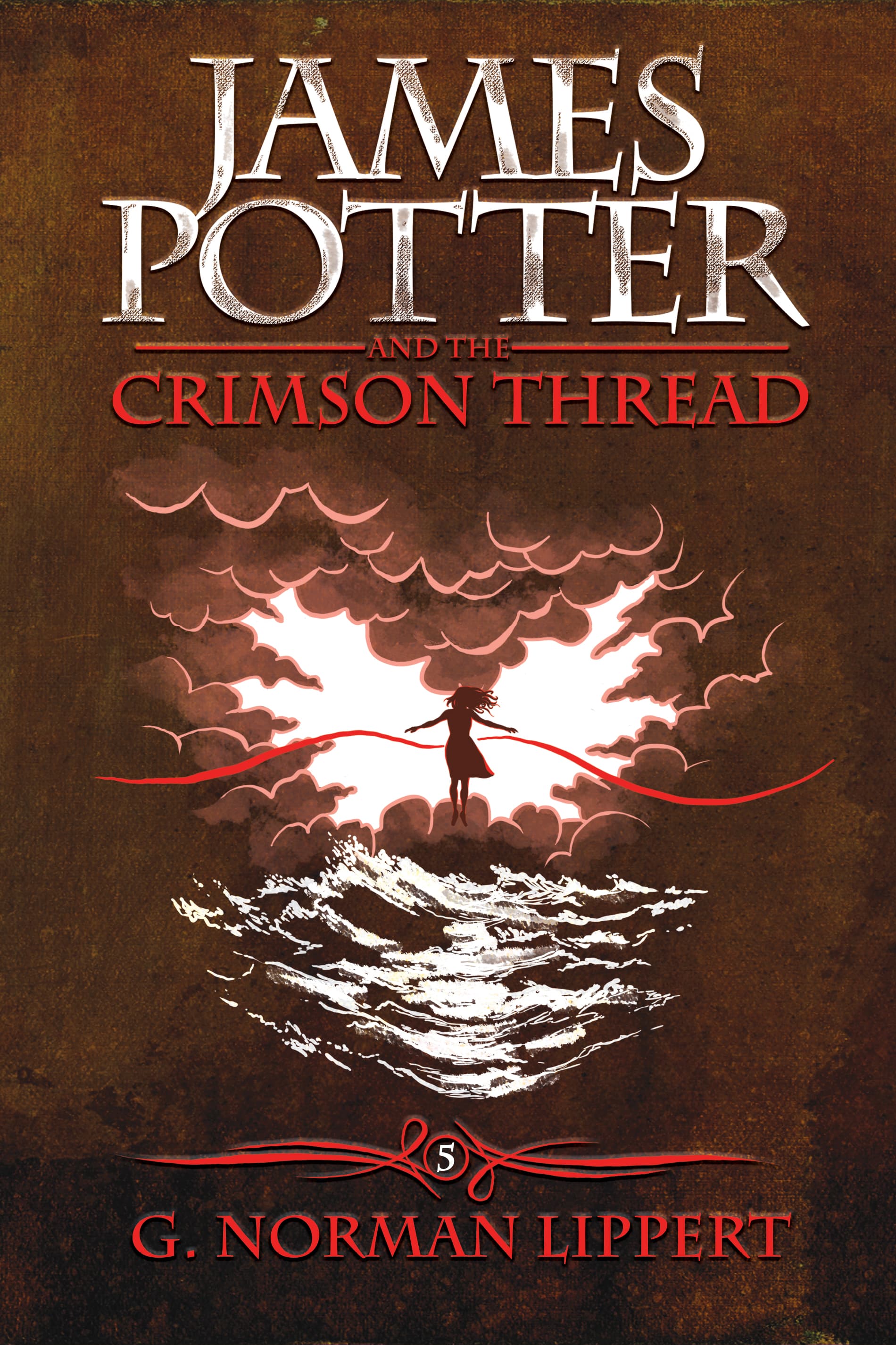 James Potter and the Crimson Thread book cover