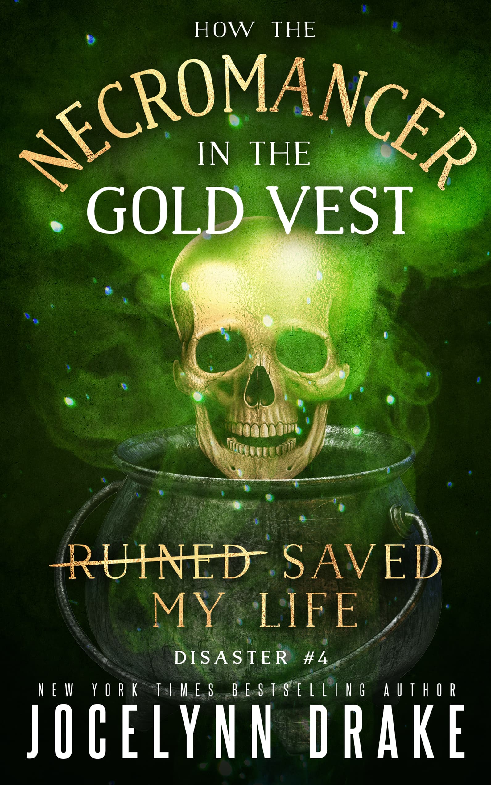 How the Necromancer in the Gold Vest Saved My Life: Disaster #4 book cover