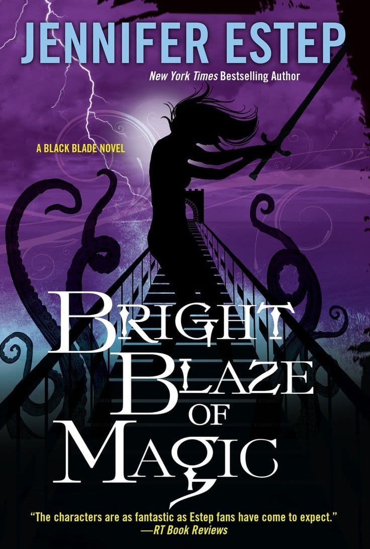 Bright Blaze of Magic book cover