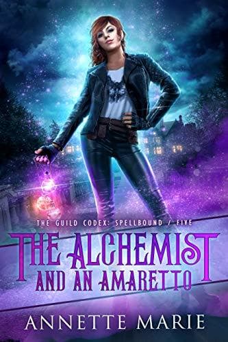 The Alchemist and an Amaretto book cover