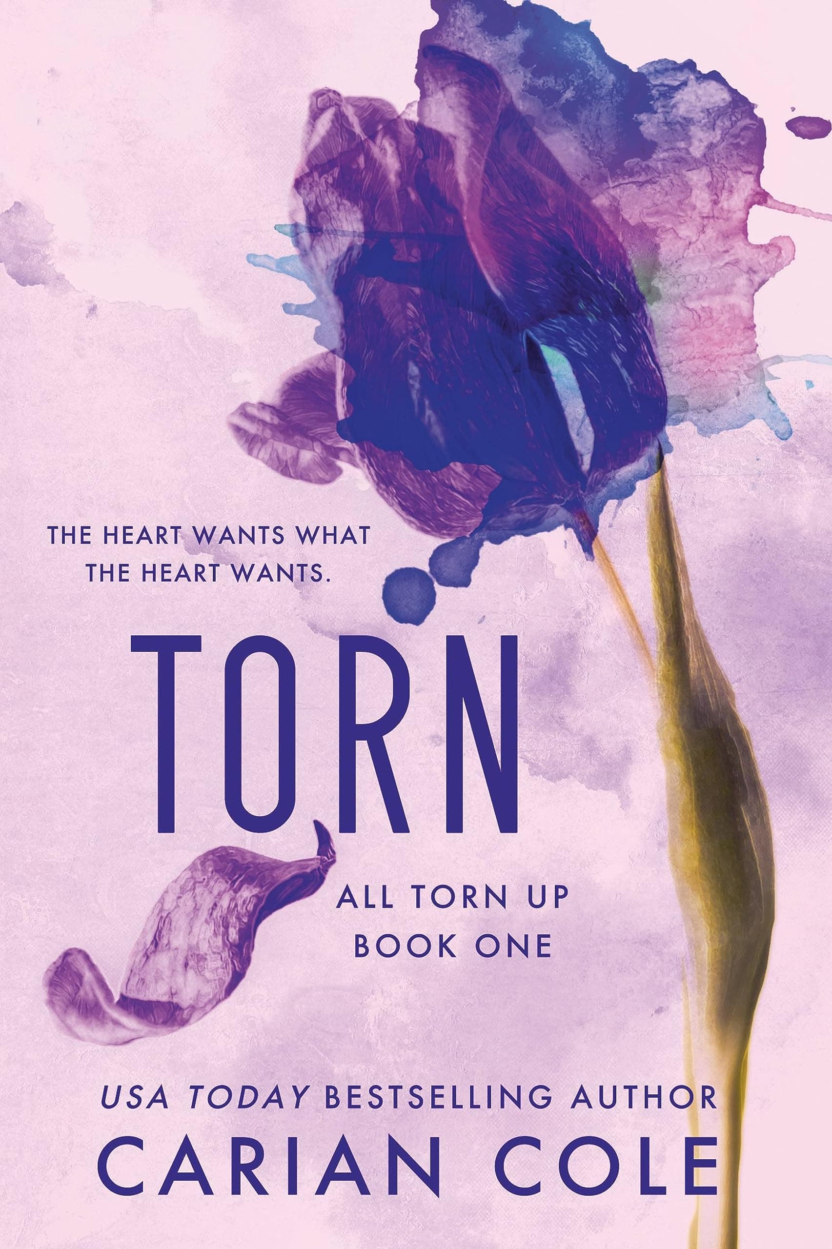 Torn book cover
