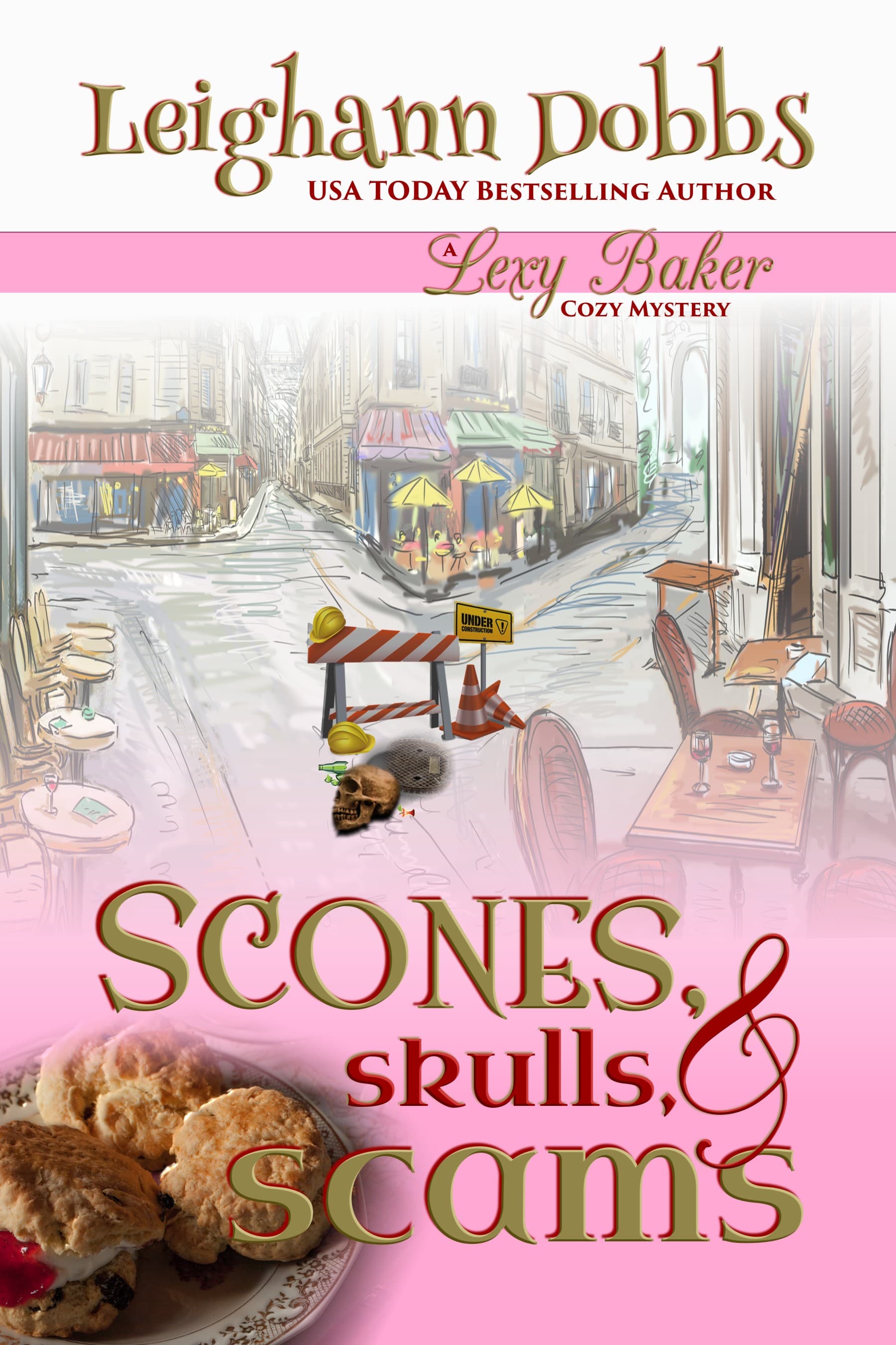Scones, Skulls & Scams book cover