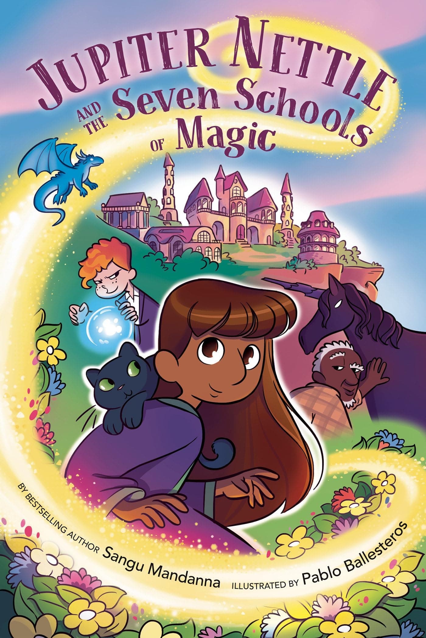 Jupiter Nettle and the Seven Schools of Magic book cover