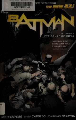 Batman 1: The Court of Owls book cover