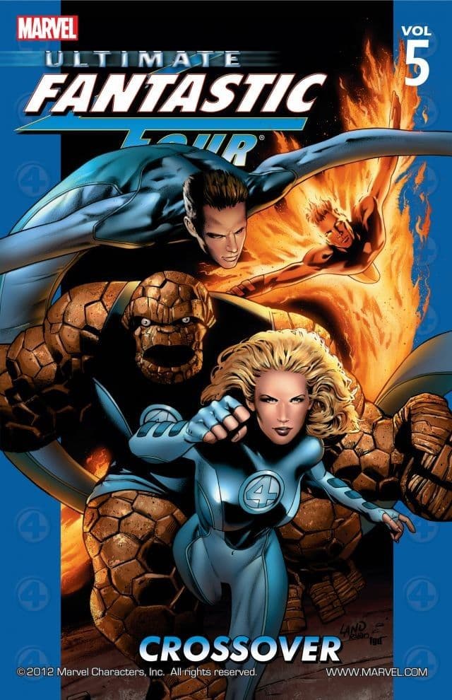 Ultimate Fantastic Four, Volume 5: Crossover book cover