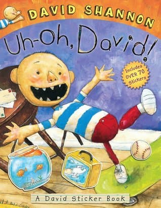 Uh-oh, David! Sticker Book book cover