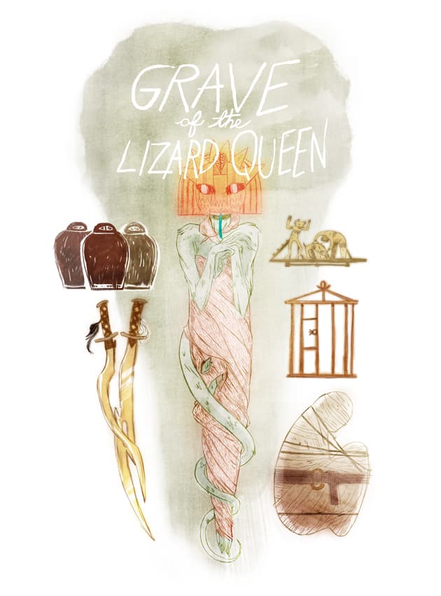 Grave of the Lizard Queen book cover