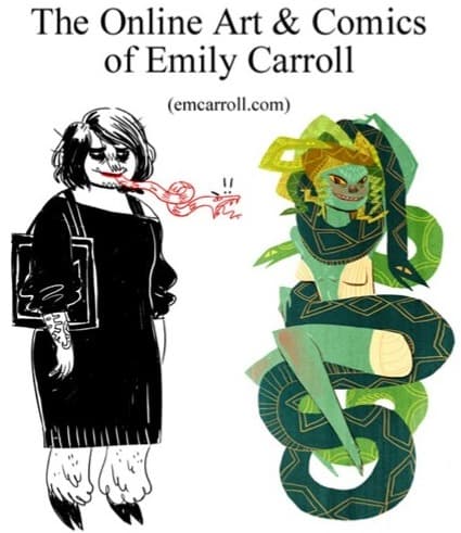 The Online Works of Emily Carroll book cover