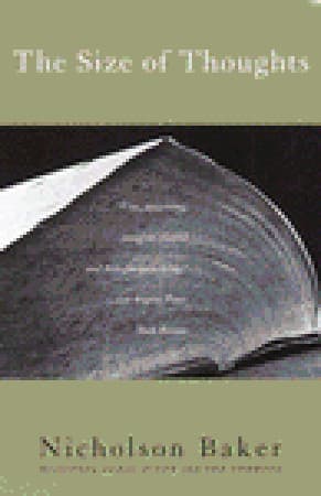 The Size of Thoughts: Essays and Other Lumber book cover
