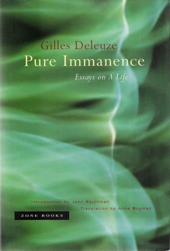 Pure Immanence: Essays on a Life book cover