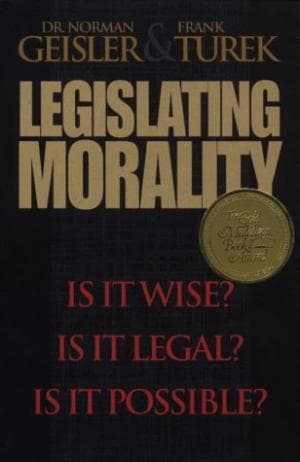 Legislating Morality: Is It Wise? Is It Legal? Is It Possible? book cover