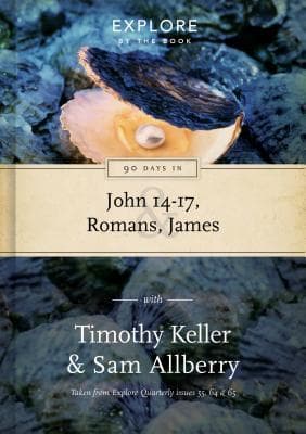 90 Days in John 14-17, Romans and James book cover