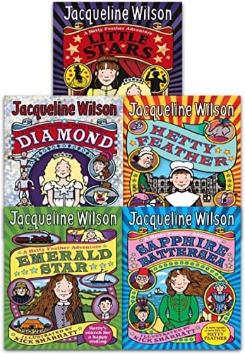 Jacqueline Wilson Hetty Feather Series Collection 5 Books Set book cover