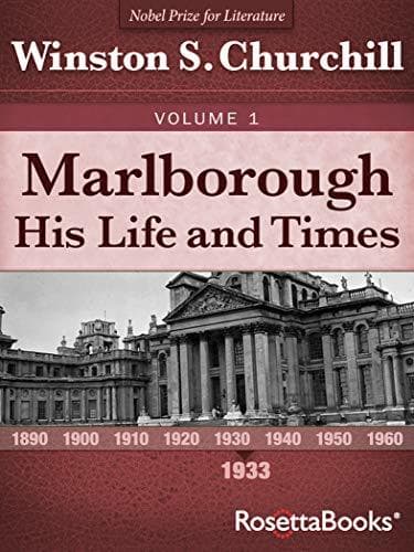 Marlborough: His Life and Times, 1933 book cover