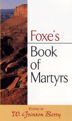 Foxe's Book of Martyrs book cover