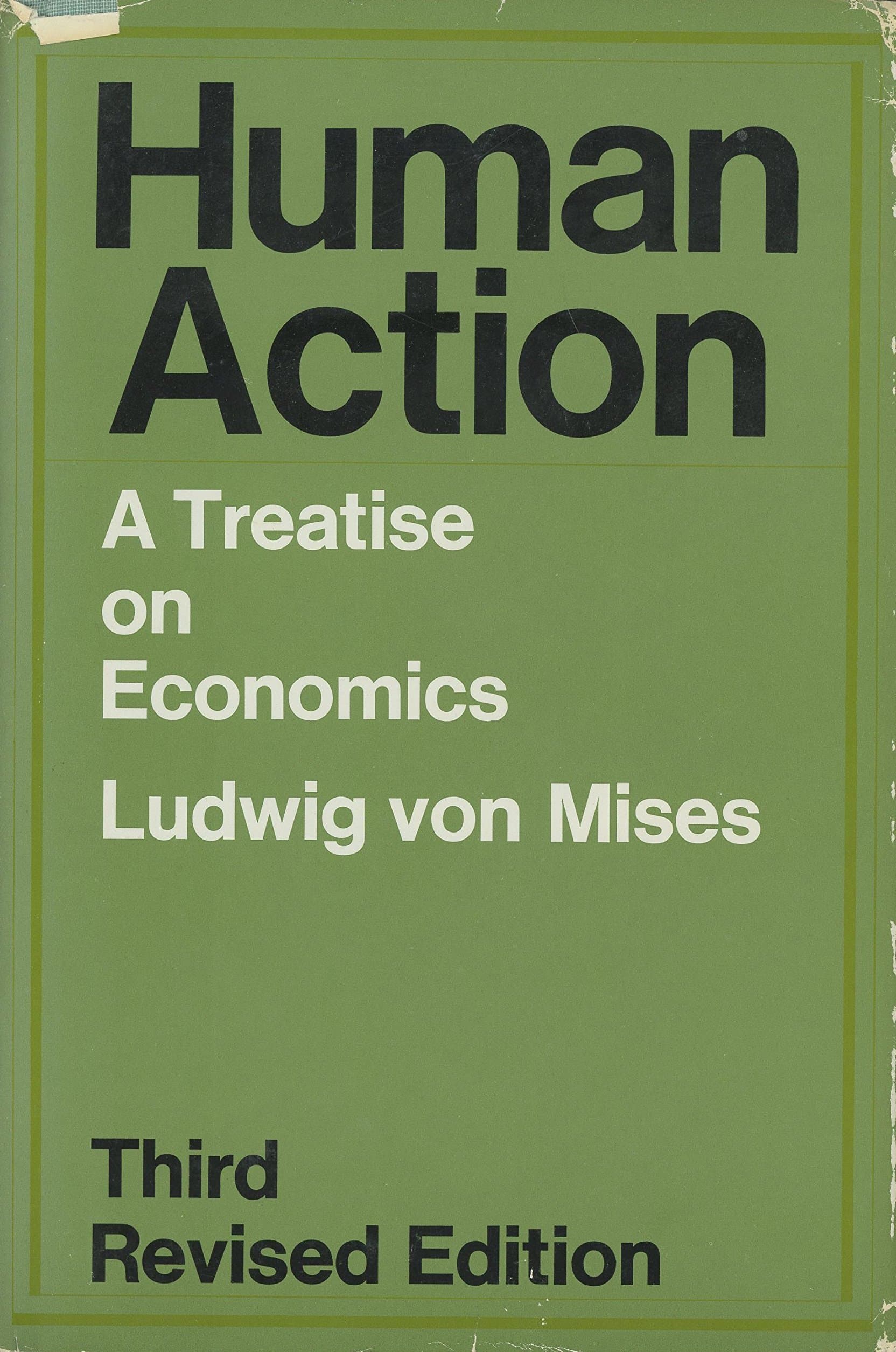 Human Action: A Treatise on Economics book cover